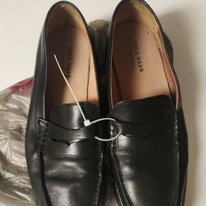 Cole Haan Classic Black Leather Men's Slip-Ons